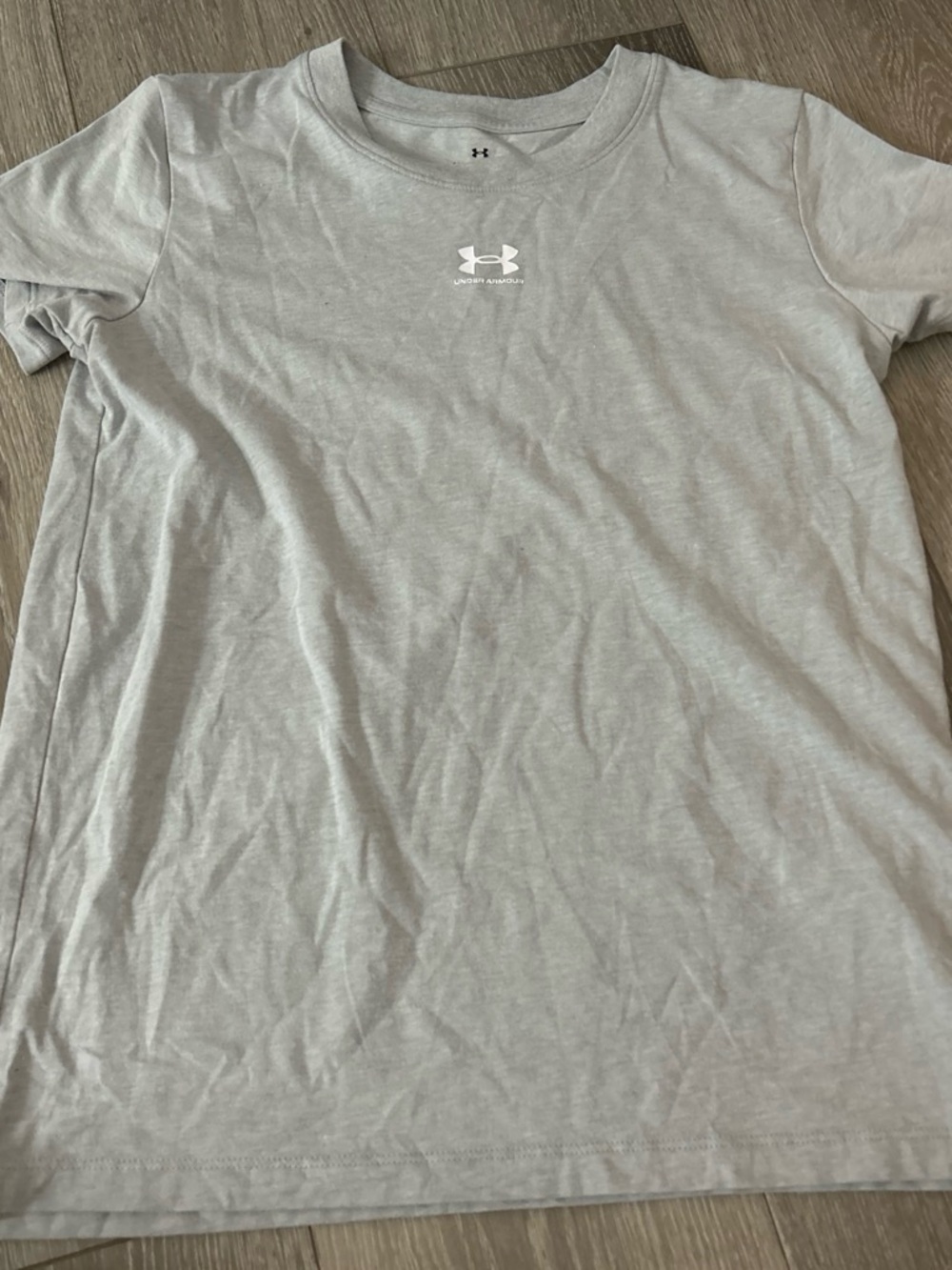 Under Armour Light Gray Short-Sleeve Performance Tee